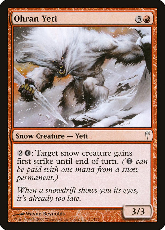 Ohran Yeti [Coldsnap] [Foil]