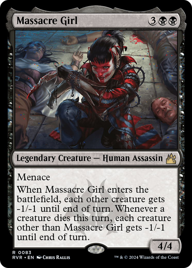 Massacre Girl [Ravnica Remastered] [Foil]