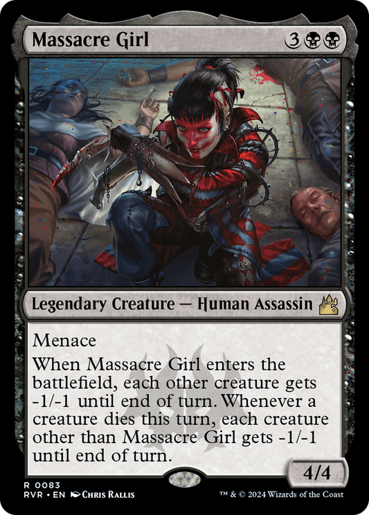 Massacre Girl [Ravnica Remastered] [Foil]