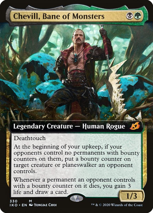 Chevill, Bane of Monsters (Extended Art) [Ikoria: Lair of Behemoths] [Foil]