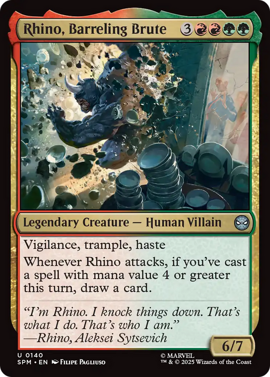 Rhino, Barreling Brute [Marvel's Spider-Man] [Foil]