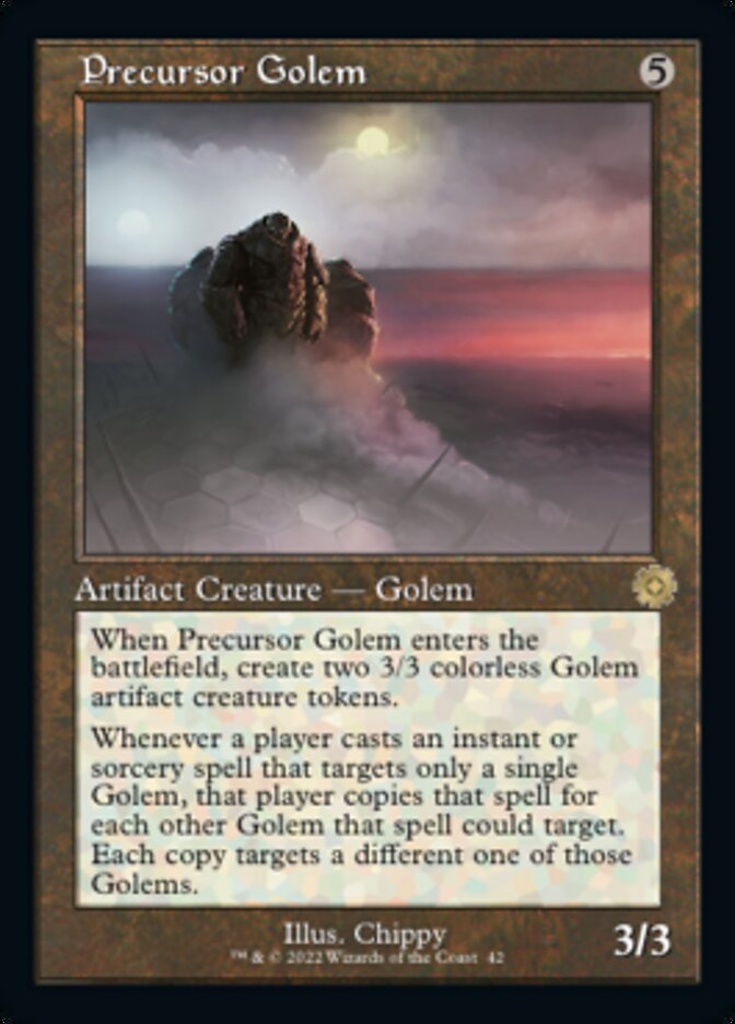 Precursor Golem (Retro) [The Brothers' War Retro Artifacts] [Foil]