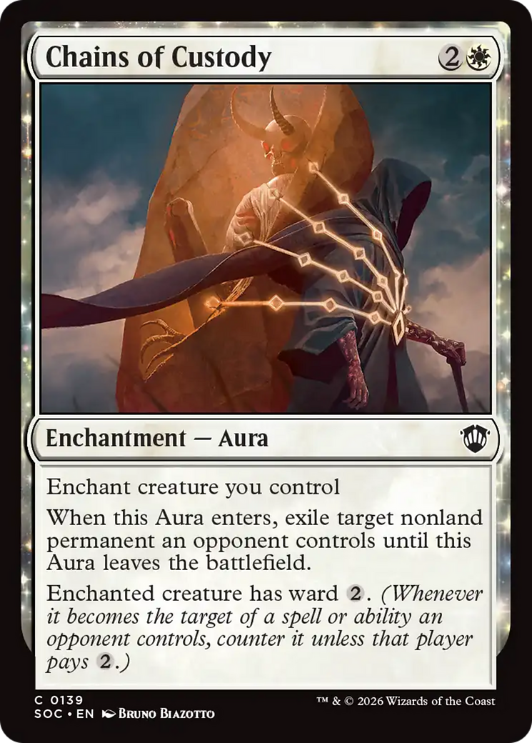 Chains of Custody [Secrets of Strixhaven Commander] [Foil]