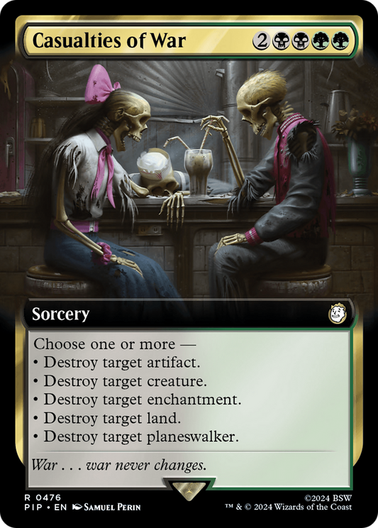 Casualties of War (Extended Art) [Fallout] [Foil]