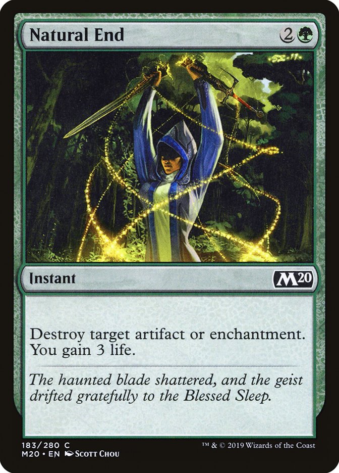 Natural End [Core Set 2020] [Foil]