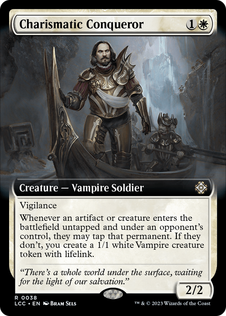 Charismatic Conqueror (Extended Art) [The Lost Caverns of Ixalan Commander] [Foil]