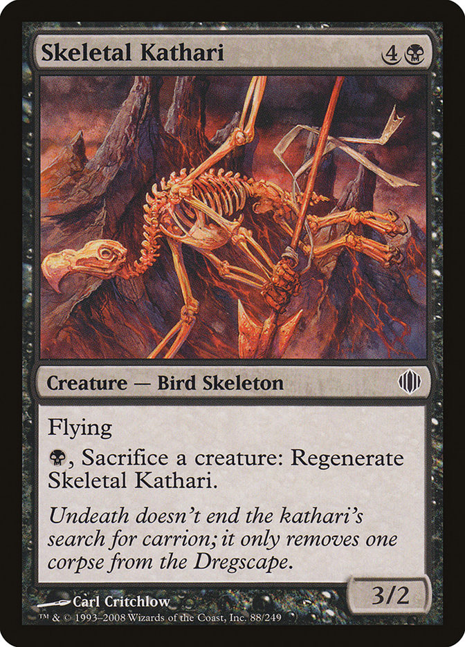 Skeletal Kathari [Shards of Alara] [Foil]