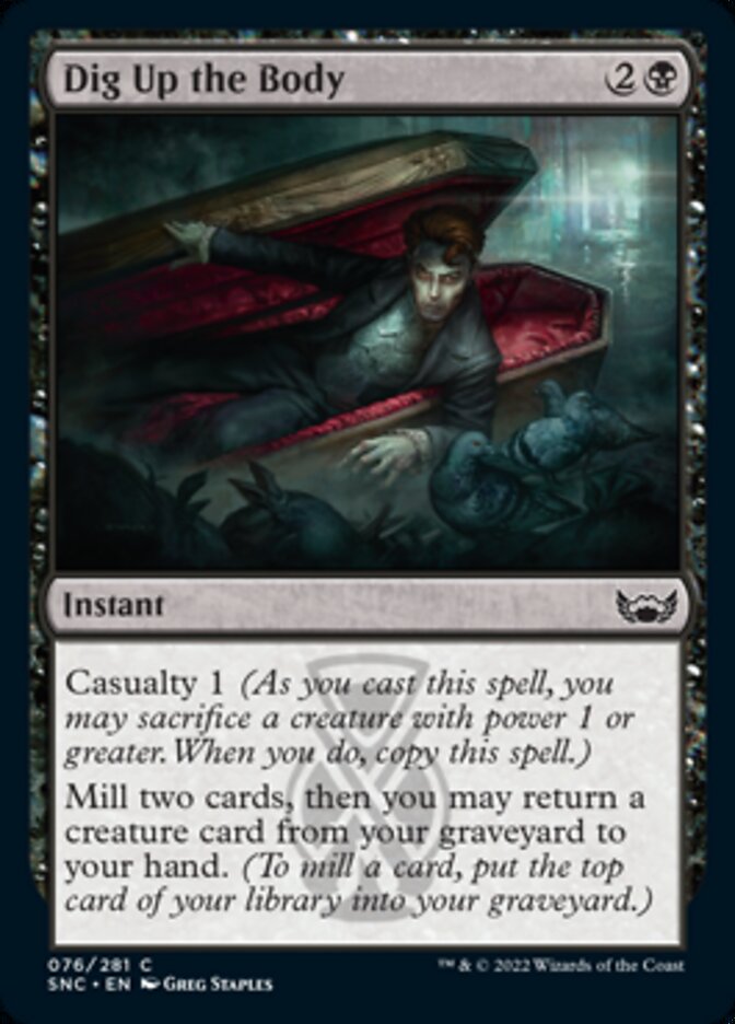 Dig Up the Body [Streets of New Capenna] [Foil]