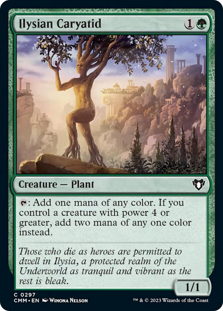Ilysian Caryatid [Commander Masters] [Foil]