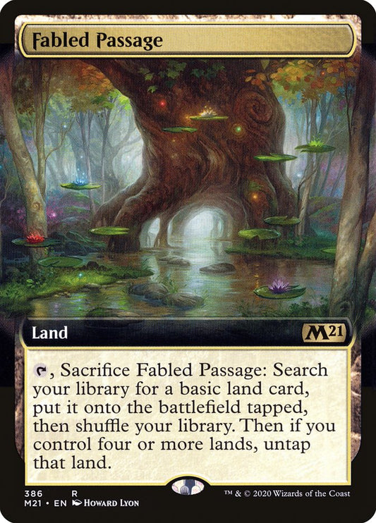 Fabled Passage (Extended Art) [Core Set 2021] [Foil]