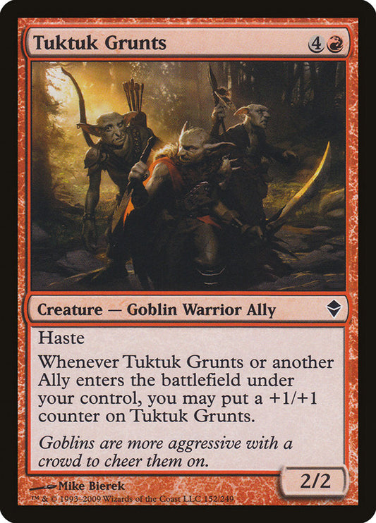 Tuktuk Grunts [Zendikar] [Foil]