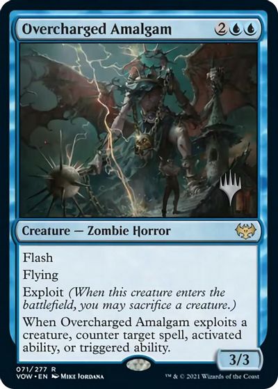 Overcharged Amalgam (Promo Pack) [Innistrad: Crimson Vow Promos] [Foil]