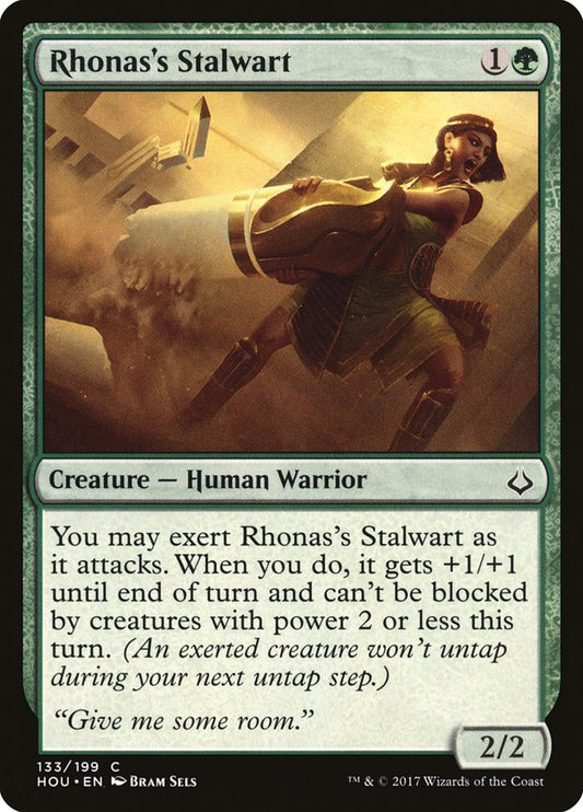 Rhonas's Stalwart [Hour of Devastation] [Foil]