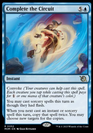 Complete the Circuit (Promo Pack) [March of the Machine Promos] [Foil]