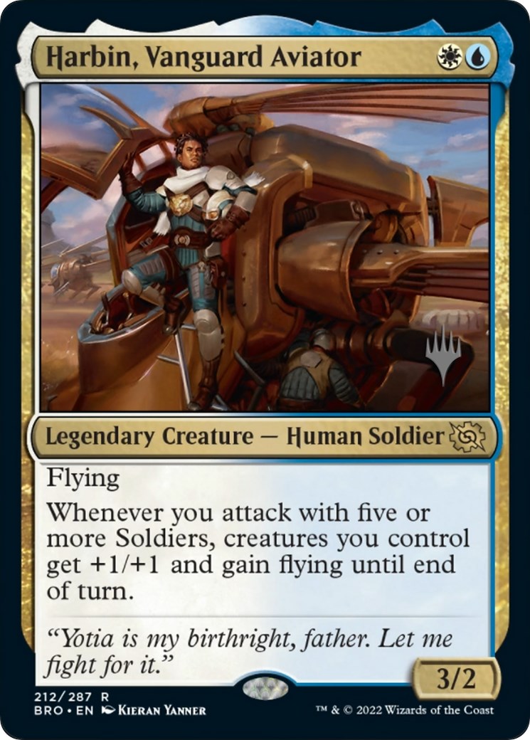 Harbin, Vanguard Aviator (Promo Pack) [The Brothers' War Promos] [Foil]