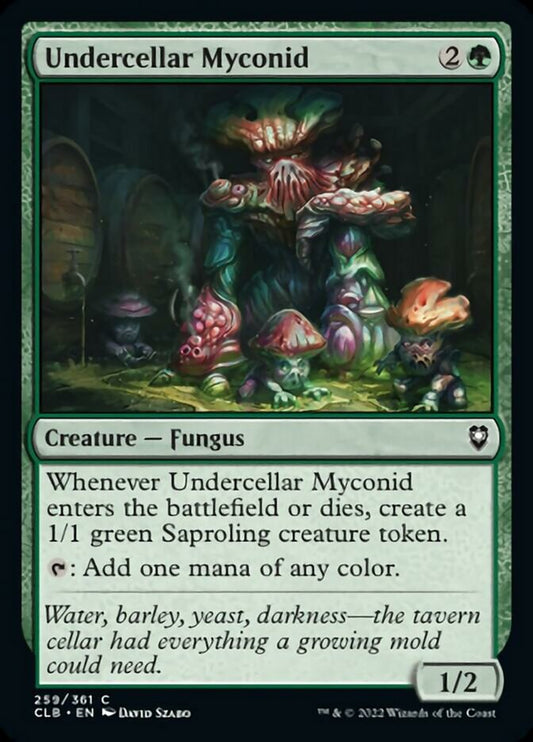 Undercellar Myconid [Commander Legends: Battle for Baldur's Gate] [Foil]