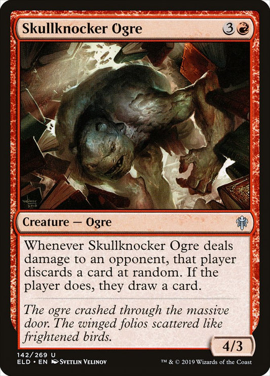 Skullknocker Ogre [Throne of Eldraine] [Foil]