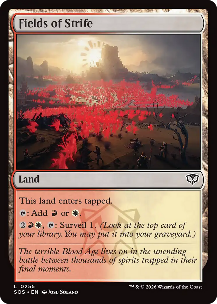 Fields of Strife [Secrets of Strixhaven] [Foil]
