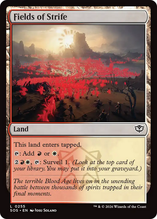 Fields of Strife [Secrets of Strixhaven] [Foil]