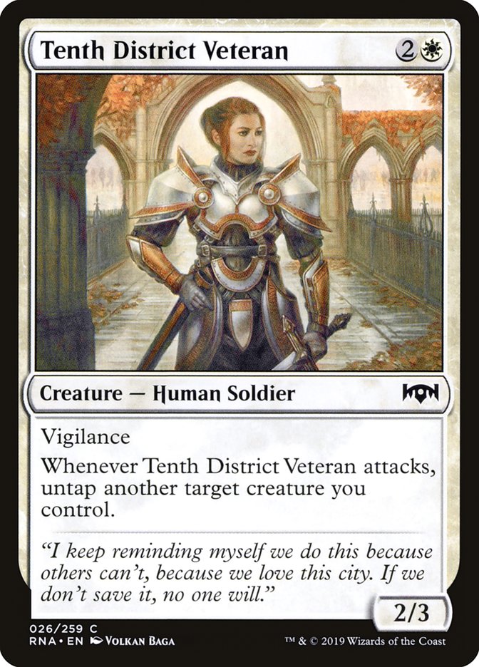 Tenth District Veteran [Ravnica Allegiance] [Foil]