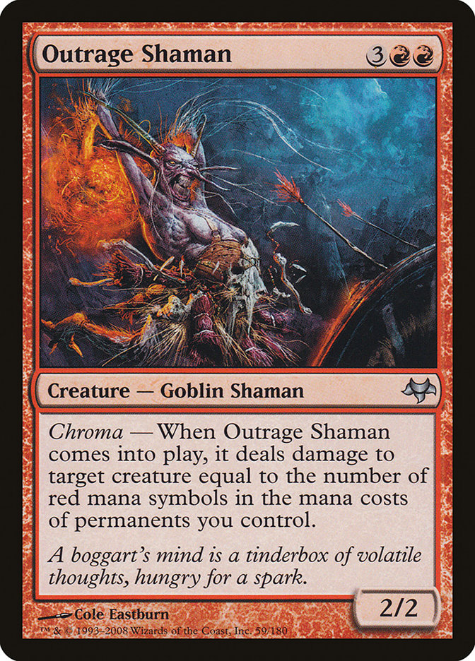 Outrage Shaman [Eventide] [Foil]