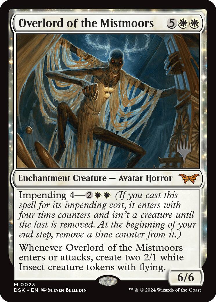 Overlord of the Mistmoors (Promo Pack) [Duskmourn: House of Horror Promos] [Foil]