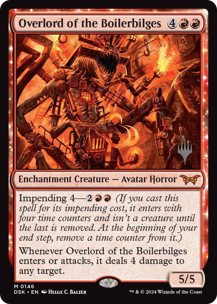 Overlord of the Boilerbilges (Promo Pack) [Duskmourn: House of Horror Promos] [Foil]