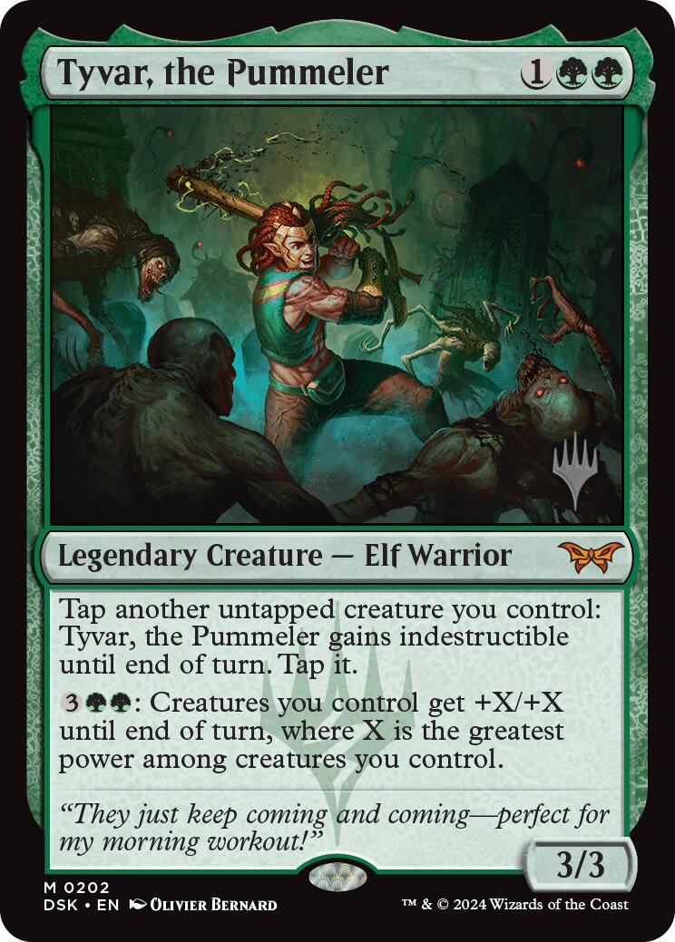 Tyvar, the Pummeler (Promo Pack) [Duskmourn: House of Horror Promos] [Foil]