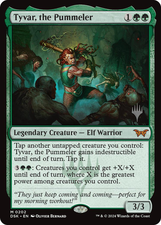 Tyvar, the Pummeler (Promo Pack) [Duskmourn: House of Horror Promos] [Foil]