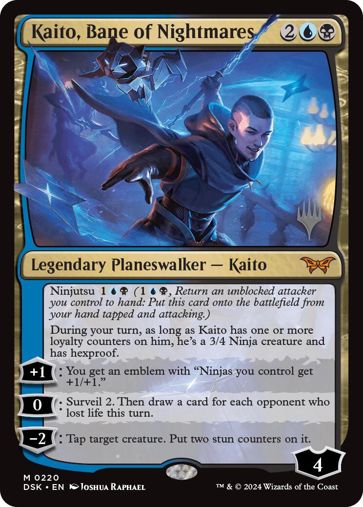 Kaito, Bane of Nightmares (Promo Pack) [Duskmourn: House of Horror Promos] [Foil]