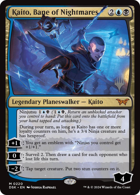 Kaito, Bane of Nightmares (Promo Pack) [Duskmourn: House of Horror Promos] [Foil]