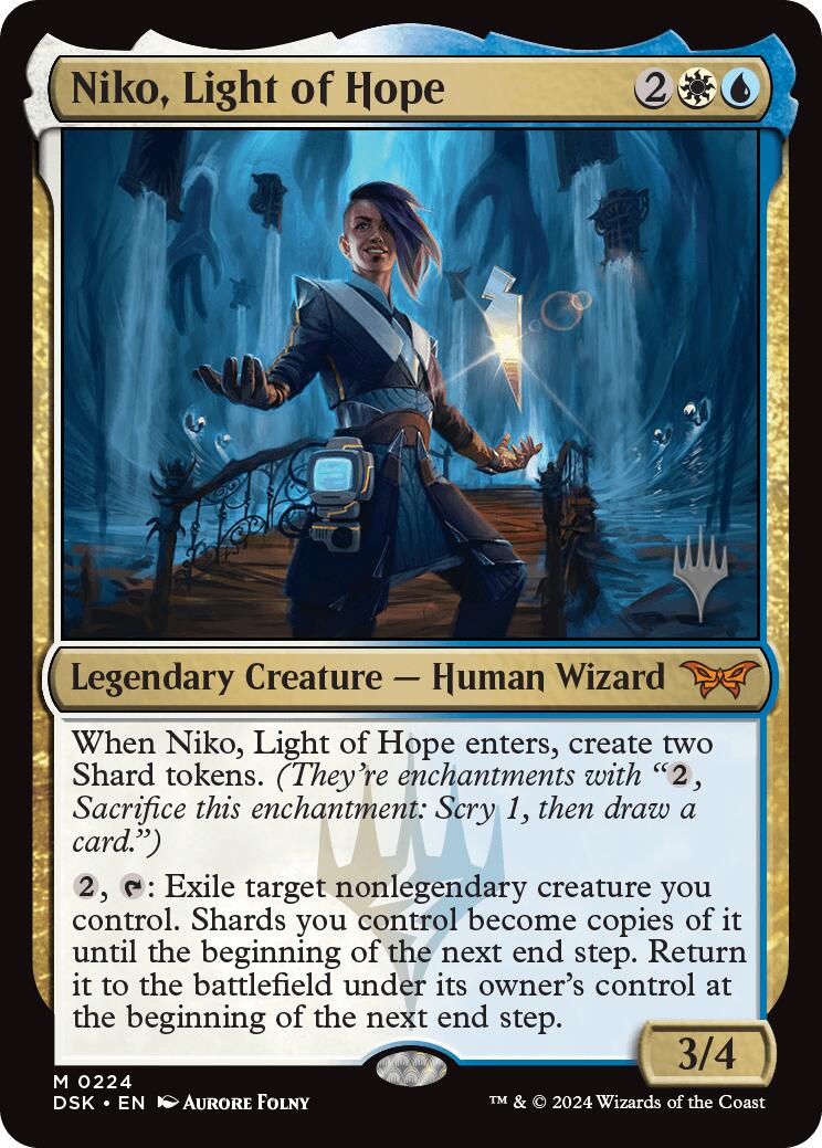 Niko, Light of Hope (Promo Pack) [Duskmourn: House of Horror Promos] [Foil]