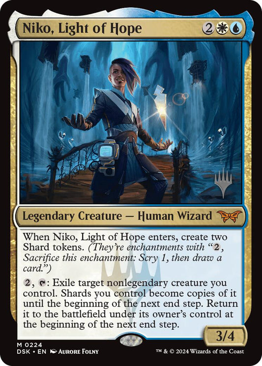 Niko, Light of Hope (Promo Pack) [Duskmourn: House of Horror Promos] [Foil]