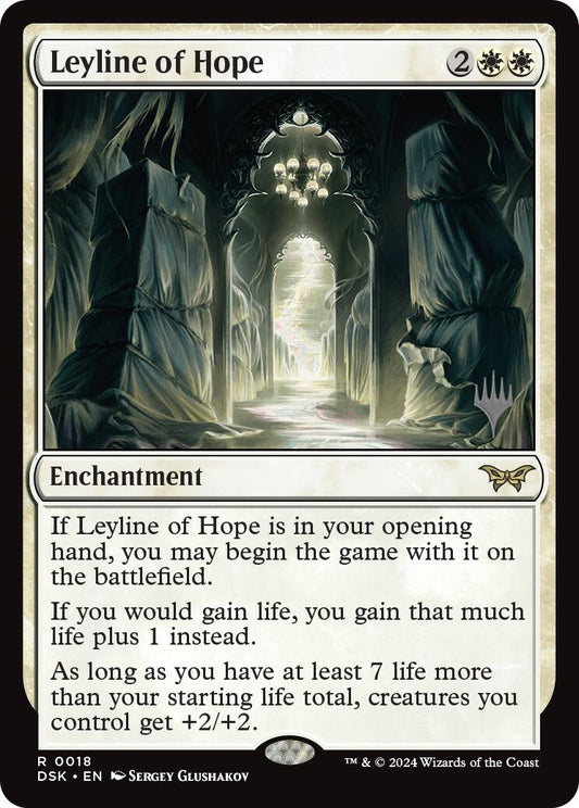 Leyline of Hope (Promo Pack) [Duskmourn: House of Horror Promos] [Foil]