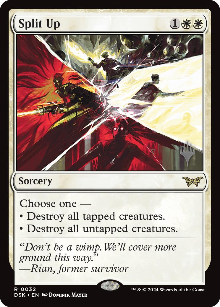 Split Up (Promo Pack) [Duskmourn: House of Horror Promos] [Foil]