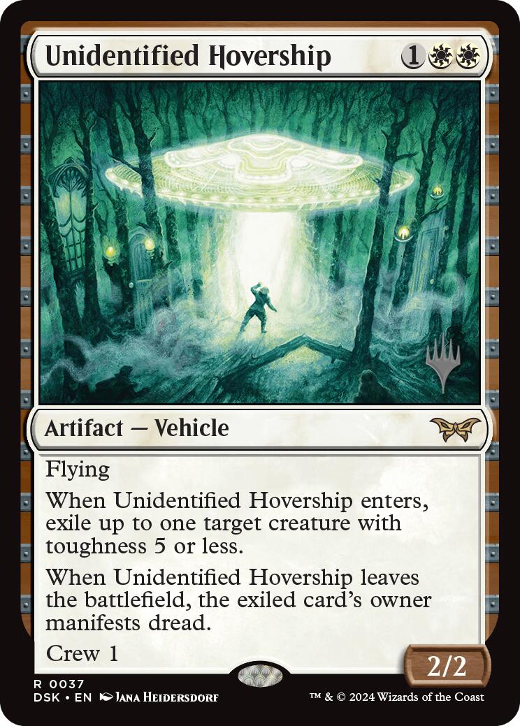 Unidentified Hovership (Promo Pack) [Duskmourn: House of Horror Promos] [Foil]
