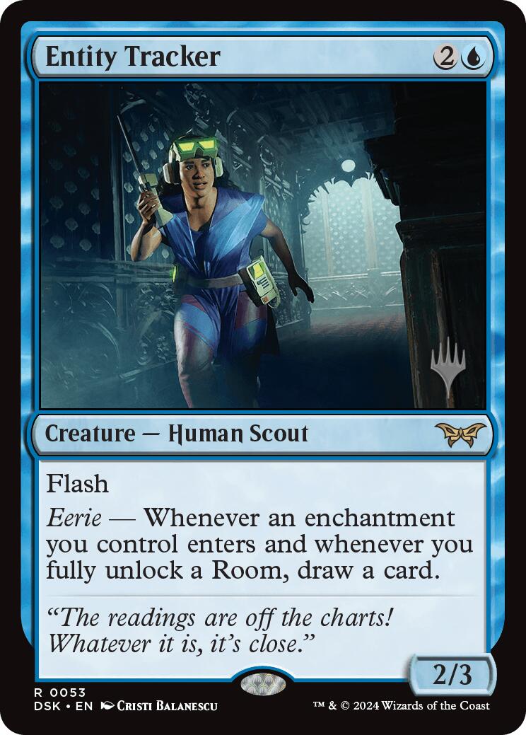 Entity Tracker (0053) (Promo Pack) [Duskmourn: House of Horror Promos] [Foil]