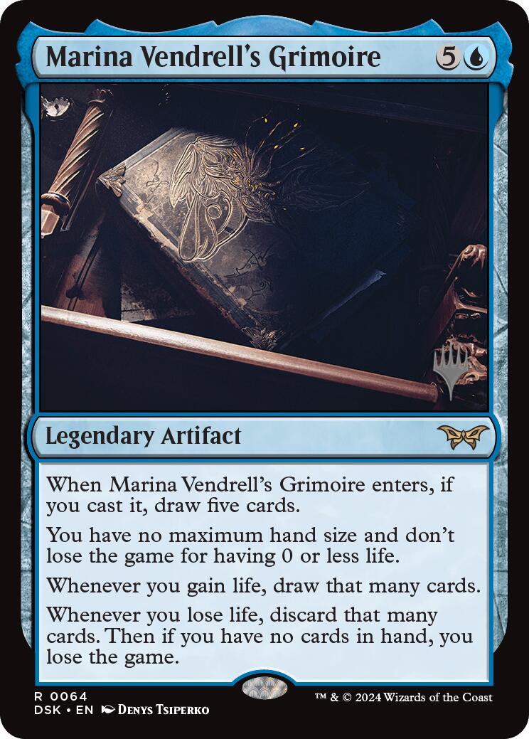 Marina Vendrell's Grimoire (Promo Pack) [Duskmourn: House of Horror Promos] [Foil]