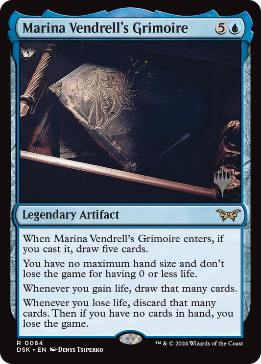 Marina Vendrell's Grimoire (Promo Pack) [Duskmourn: House of Horror Promos] [Foil]