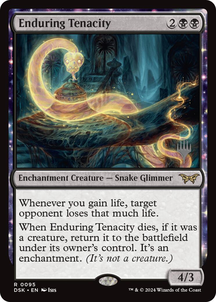 Enduring Tenacity (Promo Pack) [Duskmourn: House of Horror Promos] [Foil]