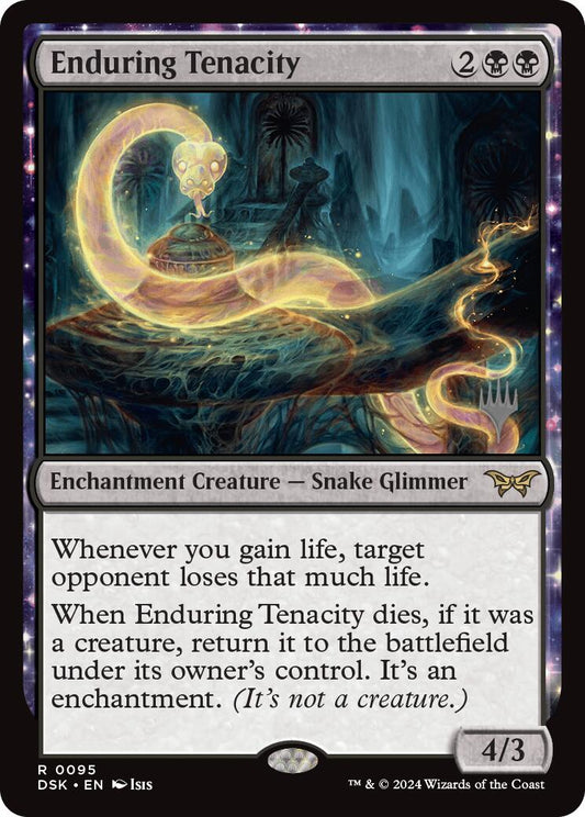 Enduring Tenacity (Promo Pack) [Duskmourn: House of Horror Promos] [Foil]