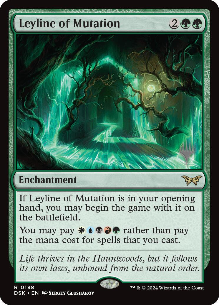 Leyline of Mutation (Promo Pack) [Duskmourn: House of Horror Promos] [Foil]