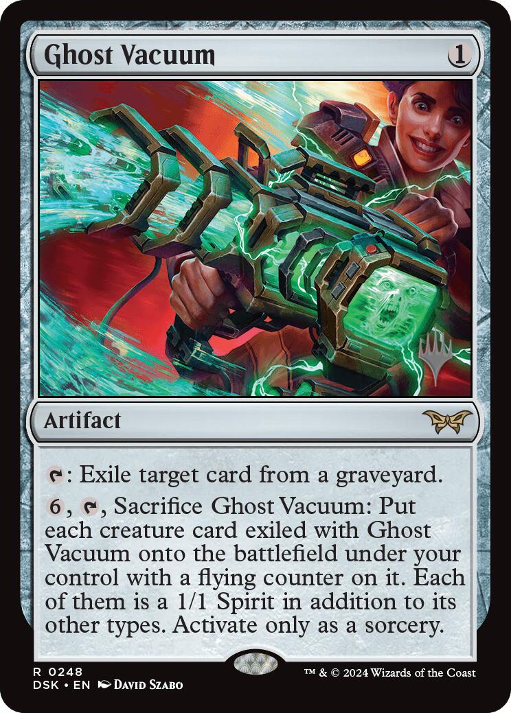 Ghost Vacuum (Promo Pack) [Duskmourn: House of Horror Promos] [Foil]
