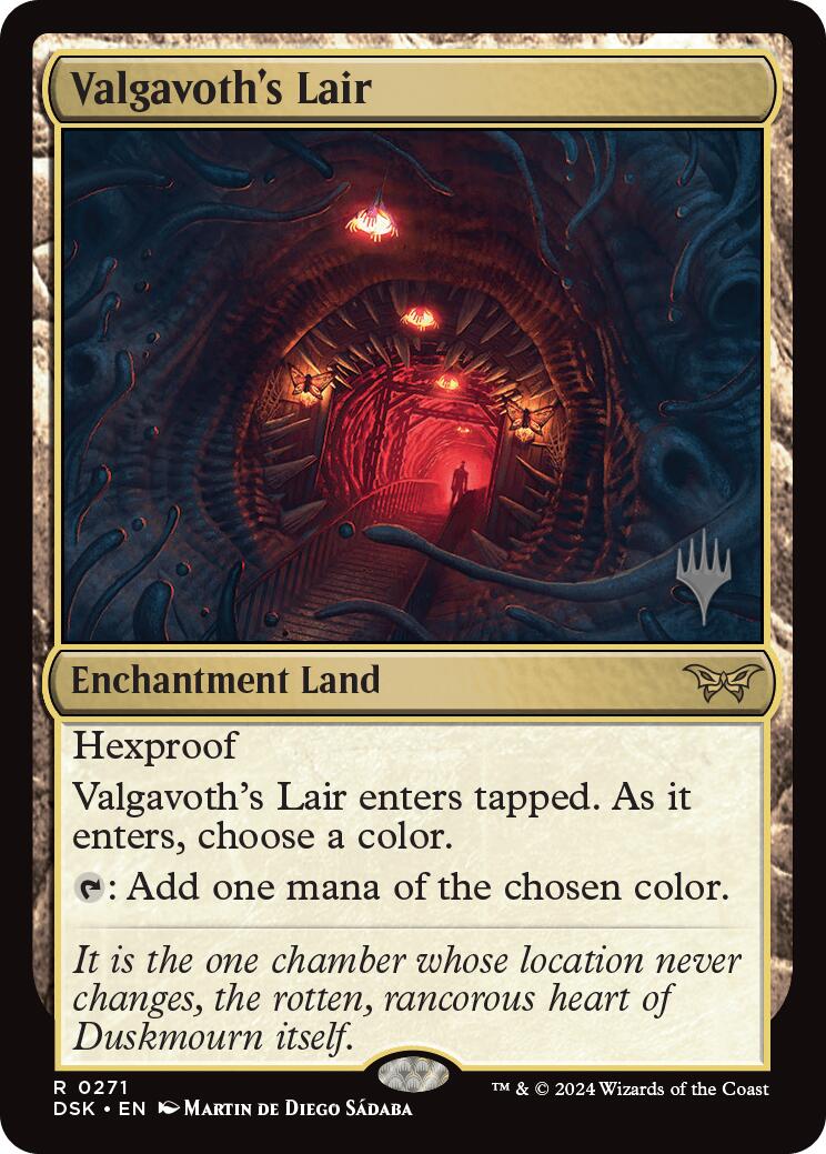 Valgavoth's Lair (Promo Pack) [Duskmourn: House of Horror Promos] [Foil]