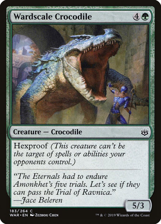 Wardscale Crocodile [War of the Spark] [Foil]