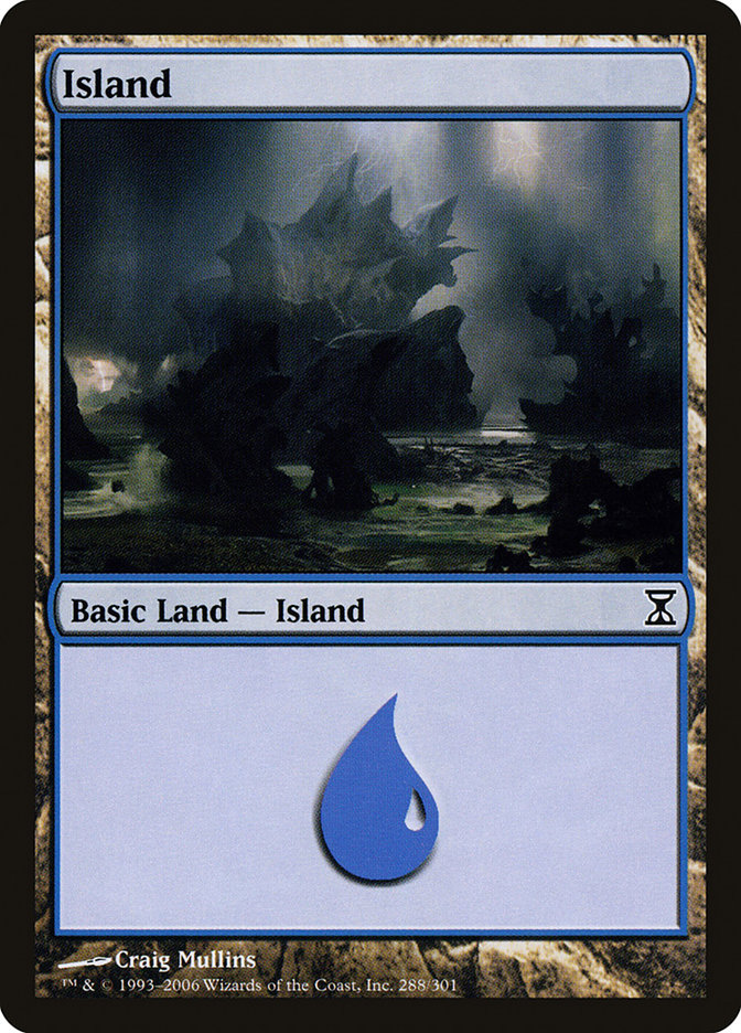 Island (288) [Time Spiral] [Foil]