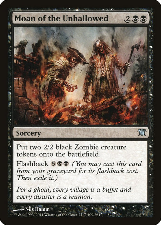 Moan of the Unhallowed [Innistrad] [Foil]