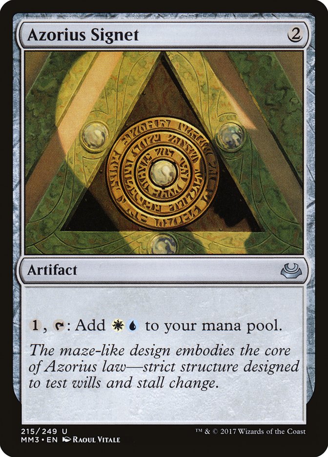 Azorius Signet [Modern Masters 2017] [Foil]