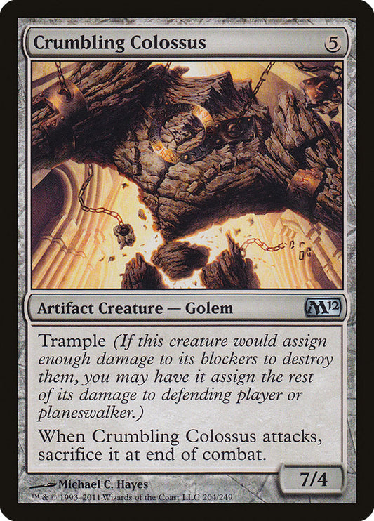 Crumbling Colossus [Core Set 2012] [Foil]