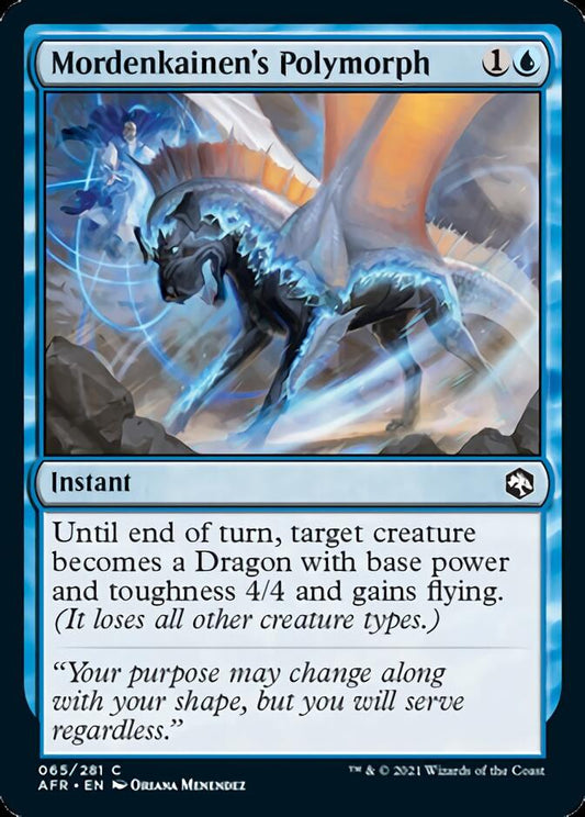 Mordenkainen's Polymorph [Dungeons & Dragons: Adventures in the Forgotten Realms] [Foil]